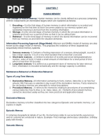 Chapter-7 Human Memory The Concept of Human Memory