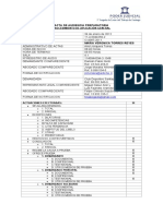 Procedimiento de Aplicación General: Acta de Audiencia Preparatoria