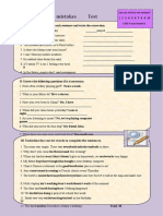 Find and Correct Mistakes Test: III Underline The Correct Words To Complete The Sentences