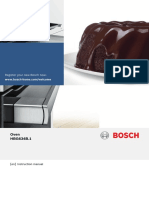 Manual Cuptor Bosch