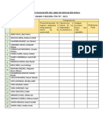 Instrumento de Evaluación - 4to Grado A