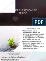 Arts of The Romantic Period