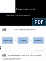 Planeamiento de Auditoria