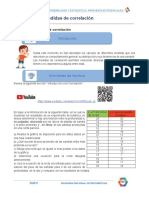 Probabilidad y Estadística Coeficiente de Correlación