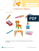 Classroom Objects 1