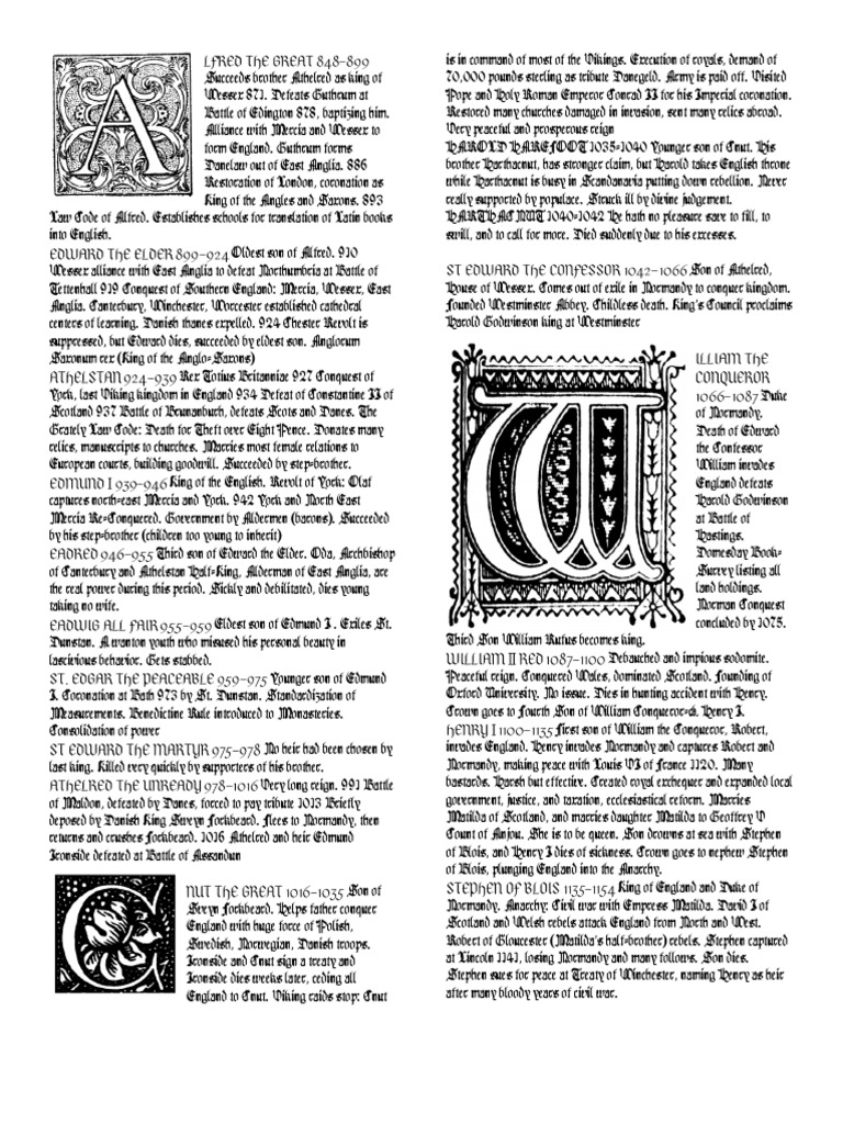 Kings of England PDF Henry Iv Of England Wessex