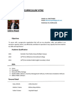 CV Template for HR Professional