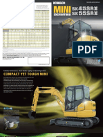 Lifting Capacities: SK45SRX-6E/SK55SRX-6E