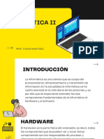 Informatica Ii: Prof. Thiago Martinez