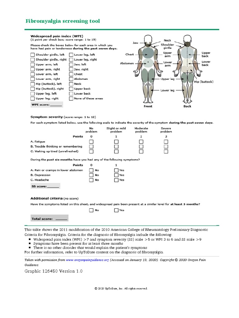 Fibromyalgia Screening Tool PDF