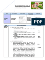 Actividad de Aprendizaje: NOMBRE DE LA ACTIVIDAD: ¿Qué Alimentos Hay en Mi Lonchera?