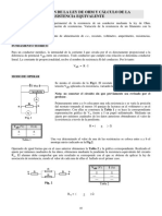 Ley de Ohm y Calculo de La Resistencia Equivalente