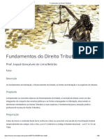 Fundamentos Direito Tributário