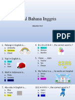 Soal Bahasa Inggris SD B