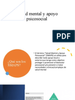 Salud Mental y Apoyo Psicosocial