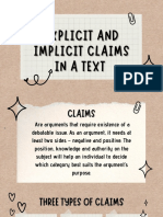 Explicit and Implicit Claims in A Text GROUP 2 RNW PDF