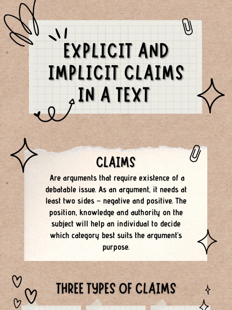 Explicit and implicit claims in a text group 2 rnw pdf pdf argument