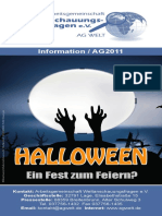 Arbeitsgemeinschaft Weltanschauungsfragen: Halloween - Ein Fest Zum Feiern?