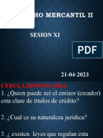 Derecho Mercantil II SEMANA 11 DE FECHA 21-04-2023