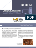 Limpieza y Mantenimiento Equipos Electrónicos