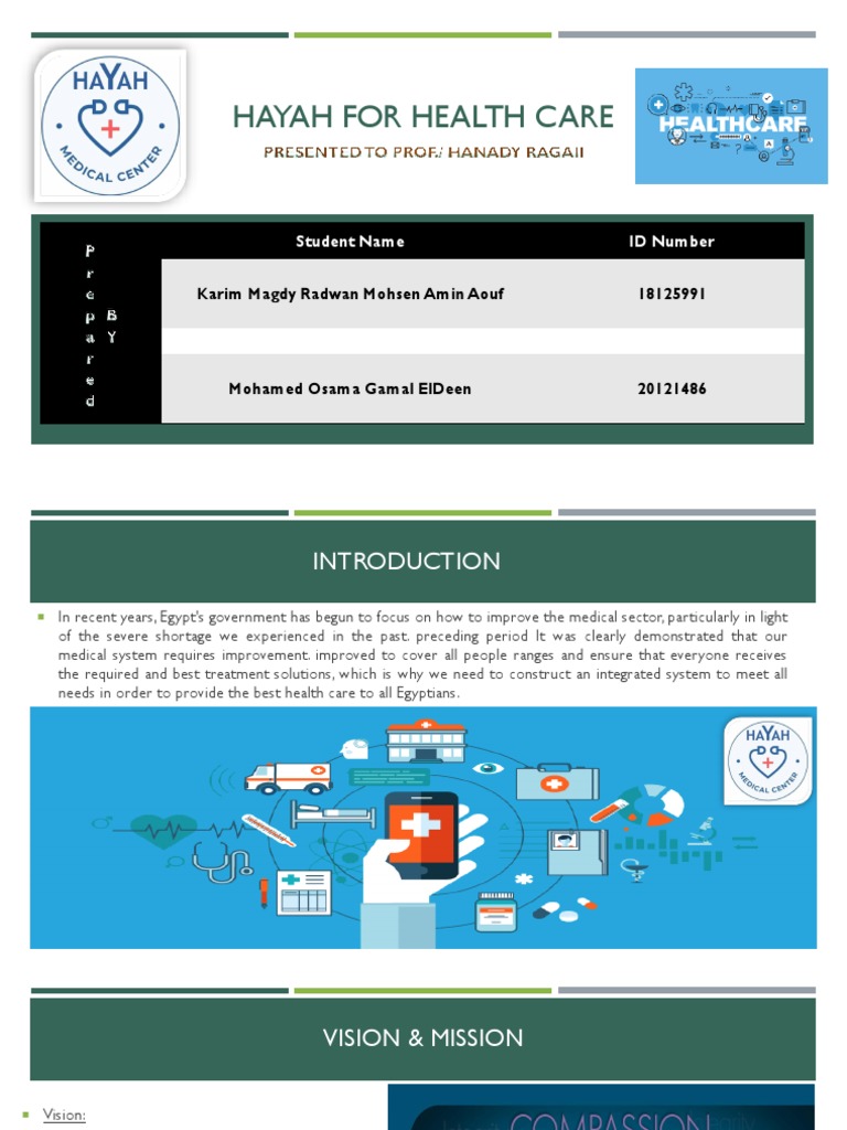 HaYaH For Health Care | PDF