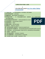 Applying For A Job PDF