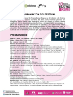 Programacion Del Festival