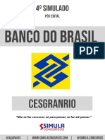 4º Simulado - Banco Do Brasil - Cesgranrio