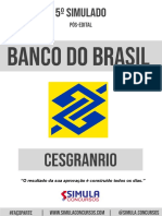 5º Simulado - Banco Do Brasil - Cesgranrio