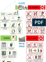 Reglas de conducta en diferentes lugares