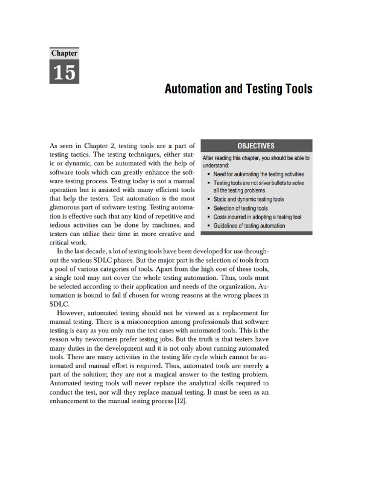 Test Automation | PDF
