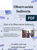 Observación Indirecta