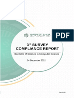 CCIS 3rd Survey Compliance Report BS Computer Science