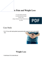 SGL14 Epigastric Pain and Weight Loss