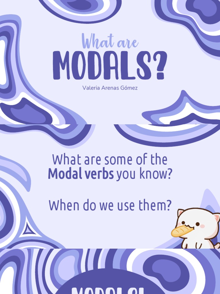 Modal Verbs Pdf Morphology Semantic Units