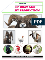 Sheep Goat and Poultry Production Syllabus