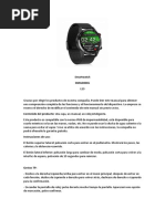 Manual Smartwattch AD0065 - L13 - Castellano