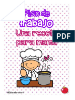 Plan UNA RECETA PARA MAMÁ Del 2 Al 6 de Mayo Word