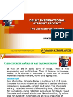 Delhi International Airport Project: The Chemistry of Concrete