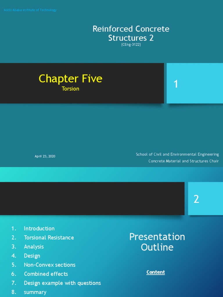 Reinforced Concrete Structures II - Chapter 5 | PDF | Bending | Stress ...