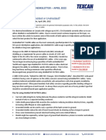 5KV Shielded or Unshielded - Texcan Technical Newsletter