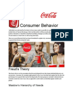 Consumer Behavior Theories Behind Coca-Cola Drink Choice