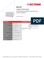 IP66/IP67/IP69 Die-Cast Aluminium Junction Box 100x100x58mm