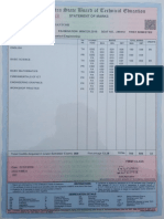 1st SEMESTER Marks Sheet PDF