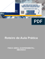 Roteiro de Aula Prática - Física Geral e Experimental - Mecânica