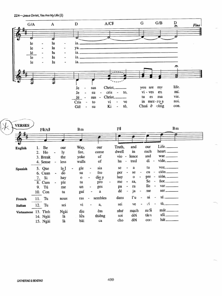 Jesus Christ You Are My Life-timbales
