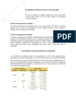 Sistemas de Medida Internacional y Anglosajón