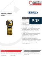 Rotuladora BMP21 fácil uso etiquetas larga duración batería