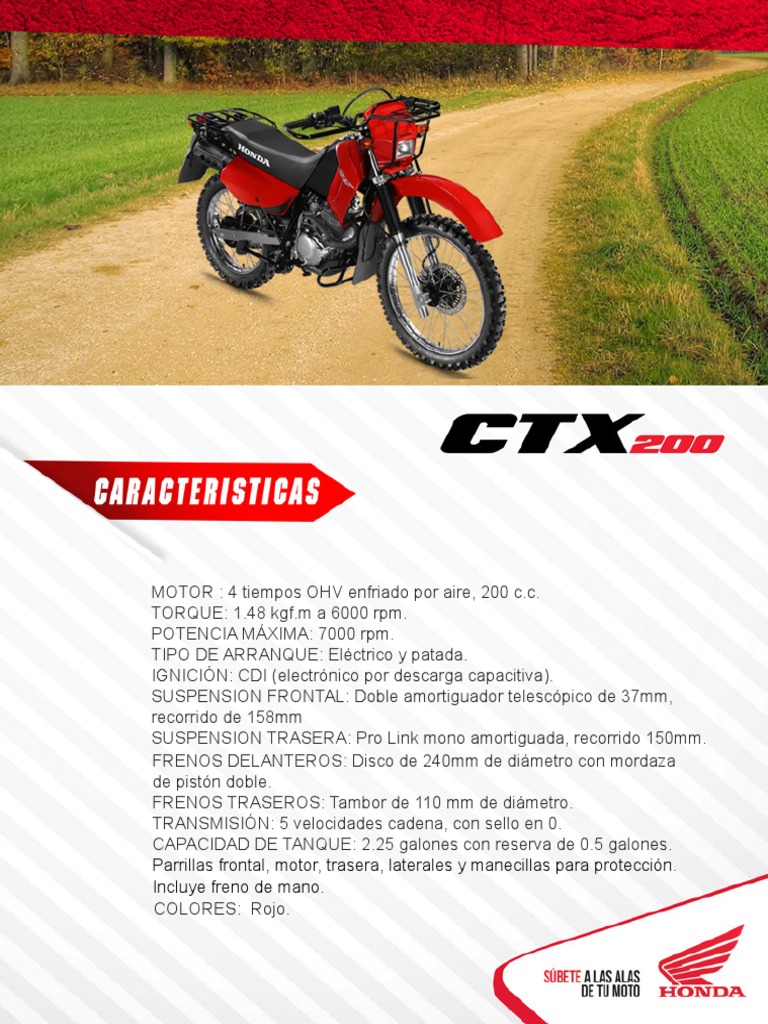 ctx honda 200