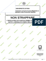 UniPI Mag - San. Riabilitazione 2018 - QUESTIONARIO CON TUTTE LE RISPOSTE ESATTE IN A